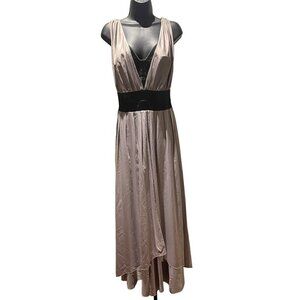 Amanda Wakeley women’s vintage gown silk Champaign & black medium